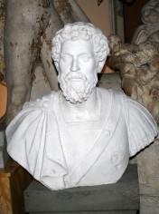 Buste de l Empereur Marc Aurèle- 73x80x40