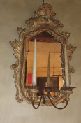 01413-00 Miroir Stupinigi avec 2 bras 47xh69cm