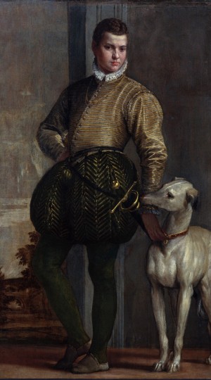 repro. tabeaux craquelées. Boy with a Greyhound, veronese