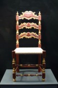 01325-00 Chaise Chigi assise paillée 47 x 44 x h 105 cm