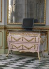 00117-Commode Louis XV Madame, plateau marbre 140x56xh94