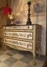 00126-00 Commode Louis XV Grifone, 3 tiroirs 130x53xh96