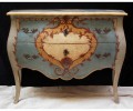 00133-00 Commode Louis XV décor cartiglio 120x50xh87