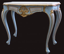 Console Louis xv Pucci. Deux couleurs et or