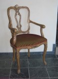 01318-00 Fauteuil Baroque Romano hauteur 122 cm