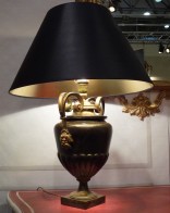 01914-00 Pied de lampe en bronze antique