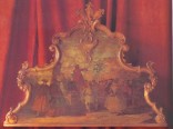 01211-00 Tête de lit vénitienne décor Tiepolo sculpté et doré
