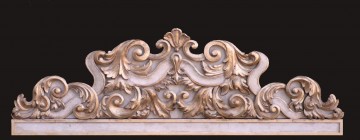 Tête de lit sculptée baroque sur mesure