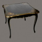 00510-00 Table de jeux Louis XV avec 1 tiroir 97 x 97 x h 76 cm